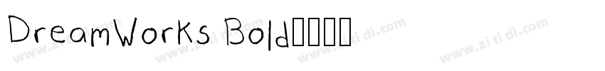 DreamWorks Bold字体转换